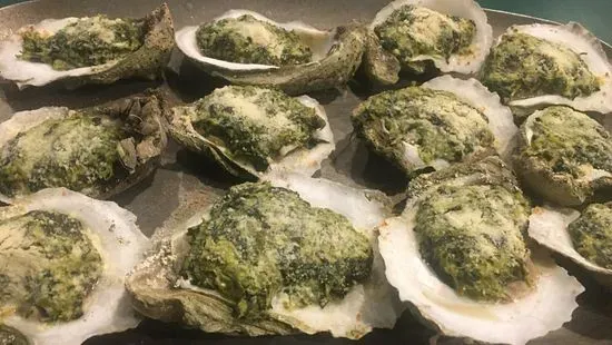 Oysters Rockefeller (1/2 Doz)