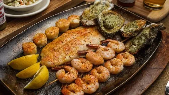 Oven Broiled J.O Seafood Platter