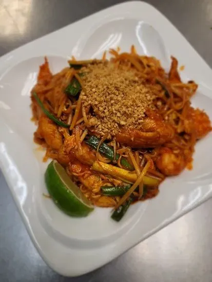 D-Pad thai (lime and peanut)