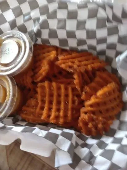 Sweet Waffle Fries & Caramel