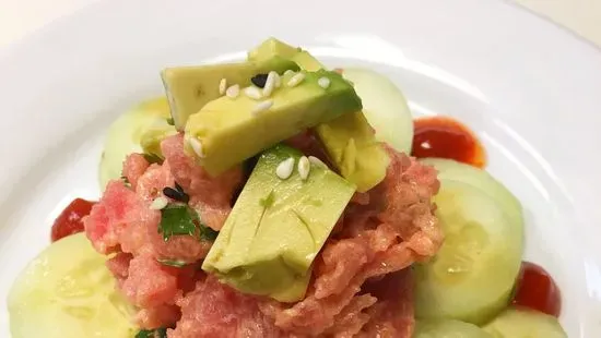 Tuna Ceviche Cucumber Salad