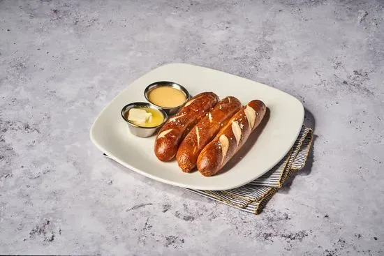 Pretzel Rolls & Butter