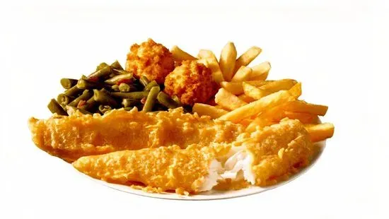 2 Piece Batter Dipped Fish Meal