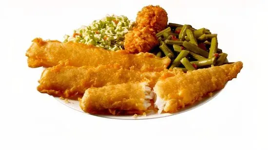 3 Piece Batter Dipped Fish Meal