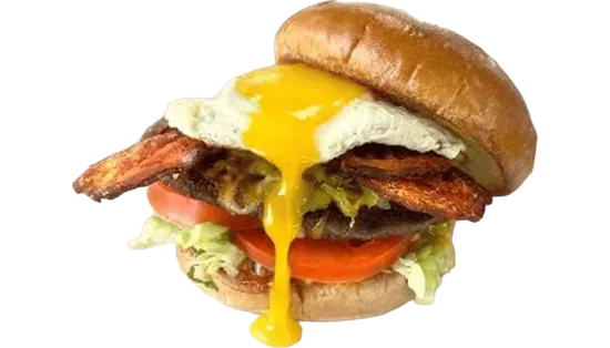 (Burque Breakfast Burger Combo)