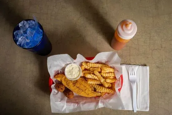 1 PC Catfish Value Meal