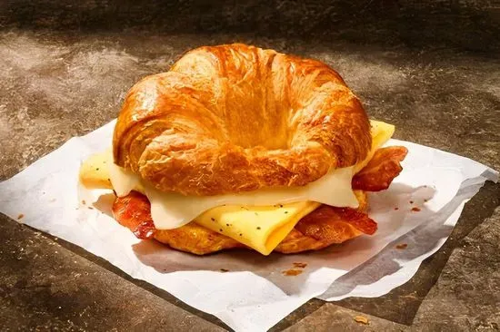 NEW Croissant Bacon, Egg & Cheese Sandwich