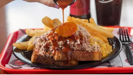 Open-Face on Texas Toast with Choice of Meat