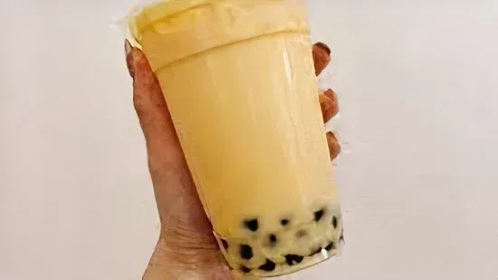 Mango bubble milk tea (16oz)