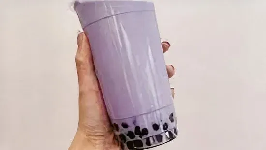 Taro bubble milk tea (20oz 