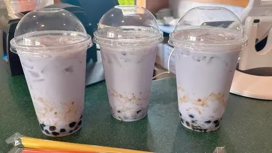 Taro bubble  milk tea (16oz)