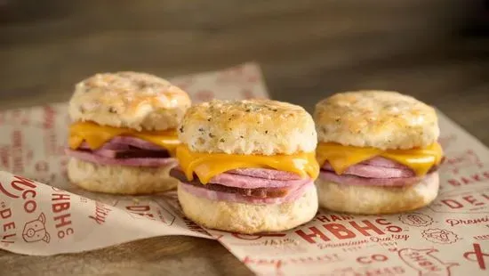 Ham & Cheddar Biscuit 3-Pack