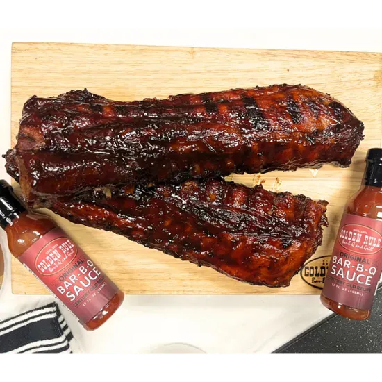 WHOLE SLAB SMOKED BBQ RIBS (PORK)