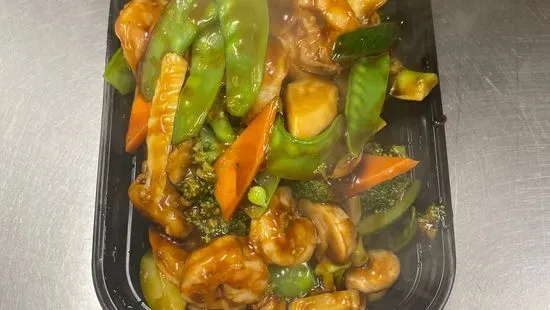 56. Shrimp with Vegetables