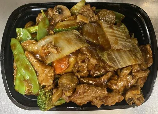 Beef with chinese vegetables 