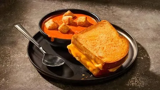 Grilled Cheese & Creamy Tomato Soup