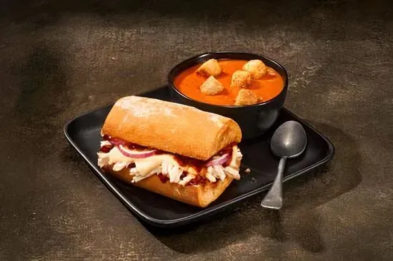 Smokehouse BBQ Chicken & Creamy Tomato Soup