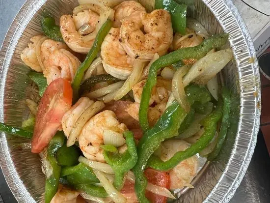 61. Shrimp Fajitas