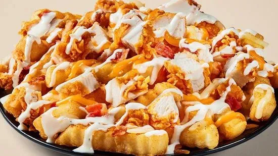 Chicken Bacon Ranch Loaded Fries