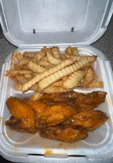 Ten Piece Wings Combo with Fries