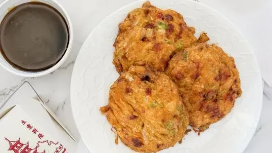 E4. Shrimp Egg Foo Young