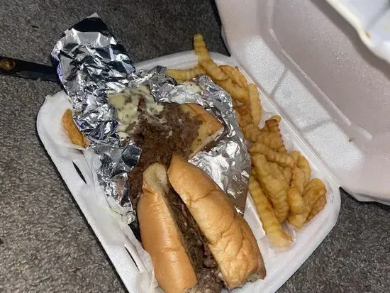 Philly Steak with 10 Wings