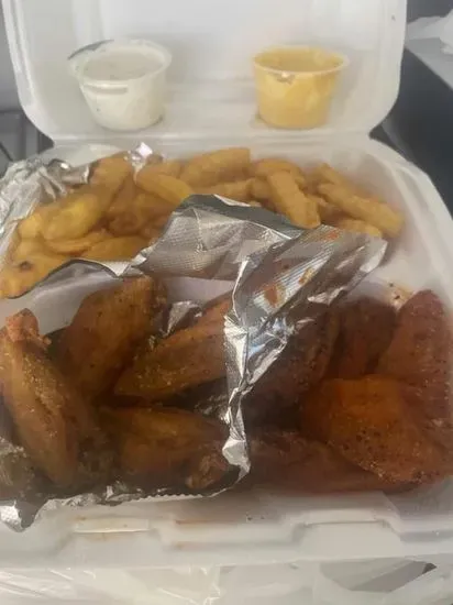 1. Wing (6) W/ French Fries & Drink