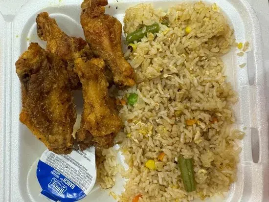 d. 10pc Wings w/ Fried Rice