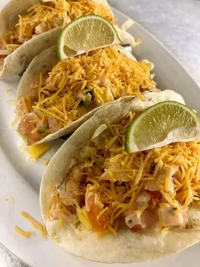 Mango Salsa Shrimp Tacos(3)