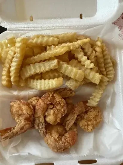 (6pc)Fried Shrimp W. Fries