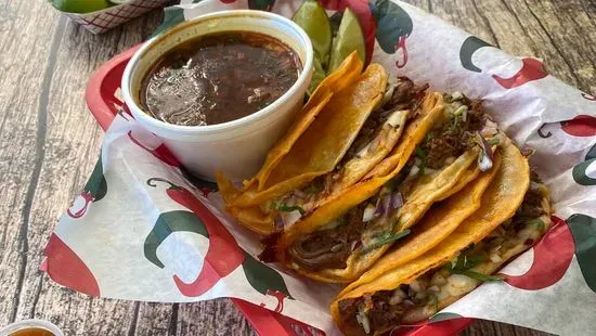 BIRRIA QUESA TACOS