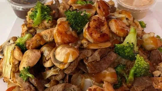 Chicken, Steak & Shrimp