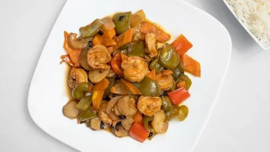 Shrimp with Black Bean Sauce