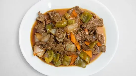 Garlic and Bell Pepper Beef