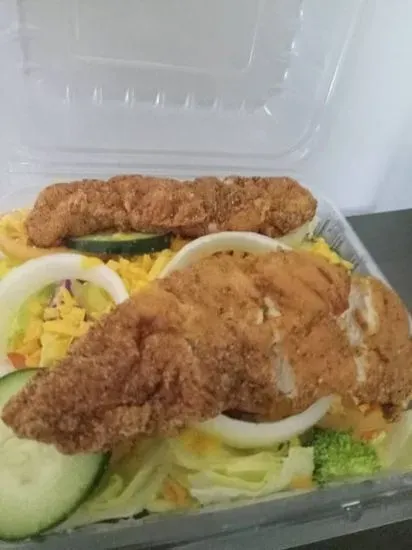 Chicken Tender  salad(Large)