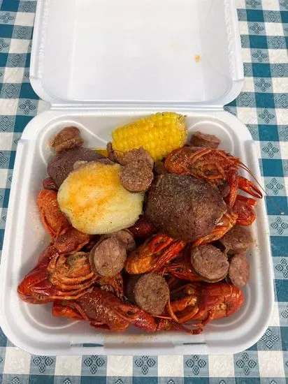 C1. 1 Lb Crawfish, Sausage, Corn and Potato