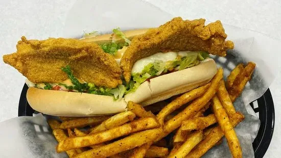 Poboy-Fried Catfish Fish