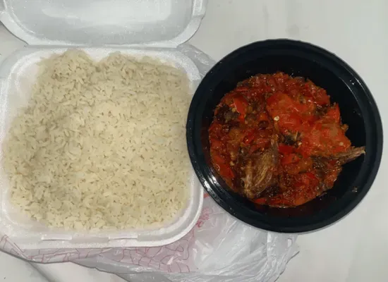 Ofada Stew & White Rice