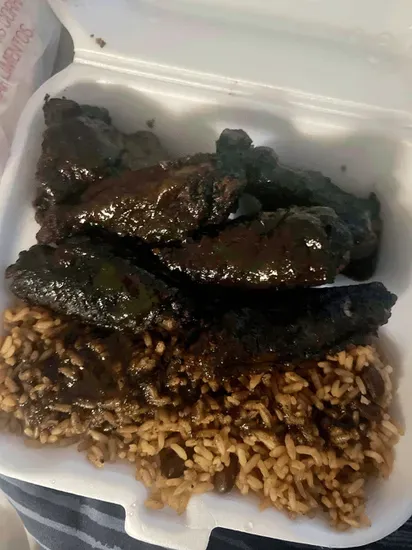 Jerk Wings & Rice Combo