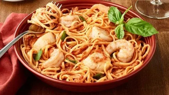 Shrimp and Scallop Linguine alla Vodka