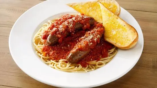 Spaghetti with Sausage Links