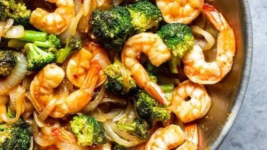 Shrimp with Broccoli