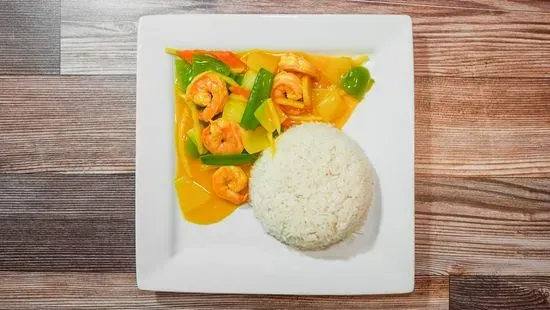 SF7. Curry Shrimp