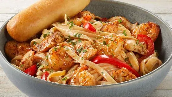 Cajun Shrimp & Chicken Pasta