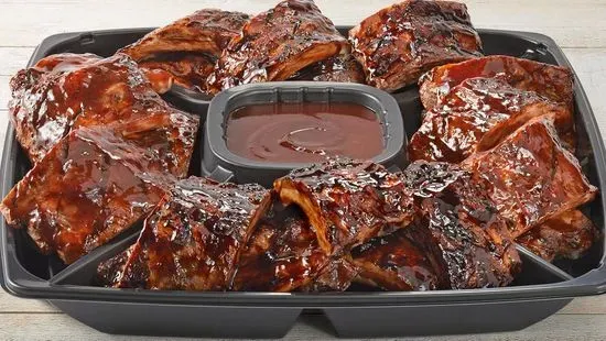 Whiskey Glaze & BBQ Ribs Platter - Large