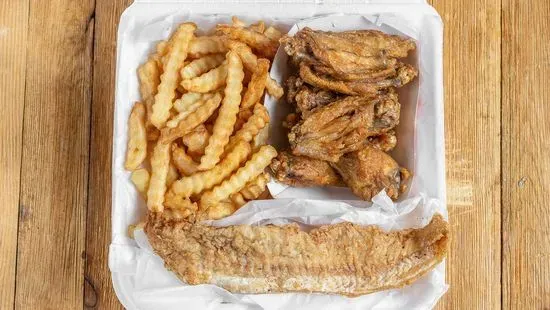 Wing (10 Pieces) Whiting Combo (1 Piece)