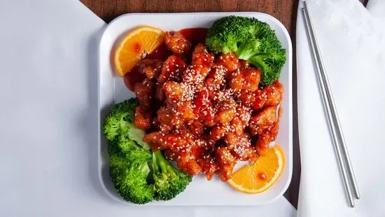 CS7. Sesame Chicken or Honey Chicken