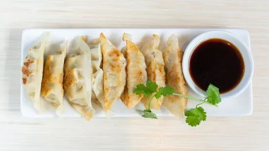 A8. Pan-Fried Potstickers (8)