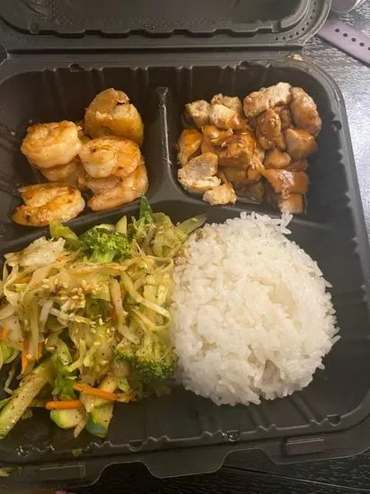 Teriyaki Chicken & Shrimp