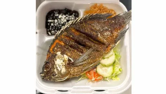 Fried Fish Meal/Mojarra